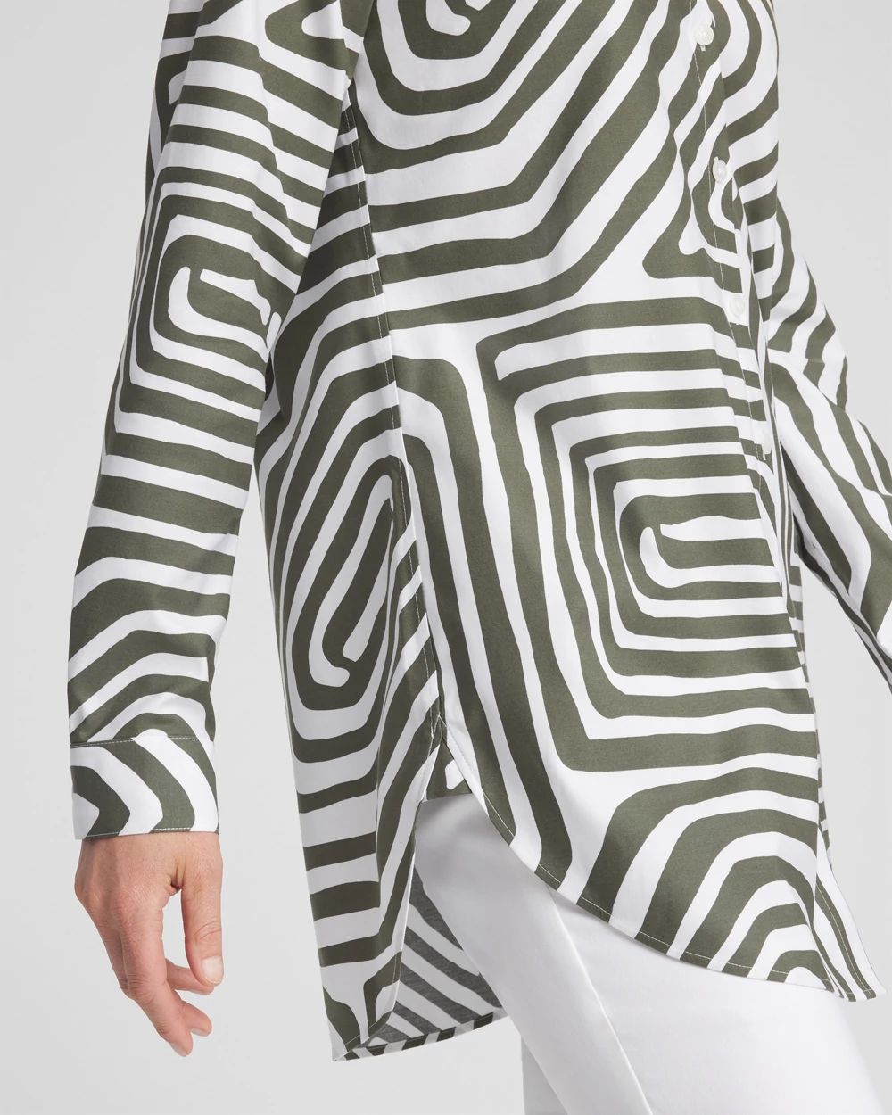 No Iron™ Stretch Abstract Print Tunic