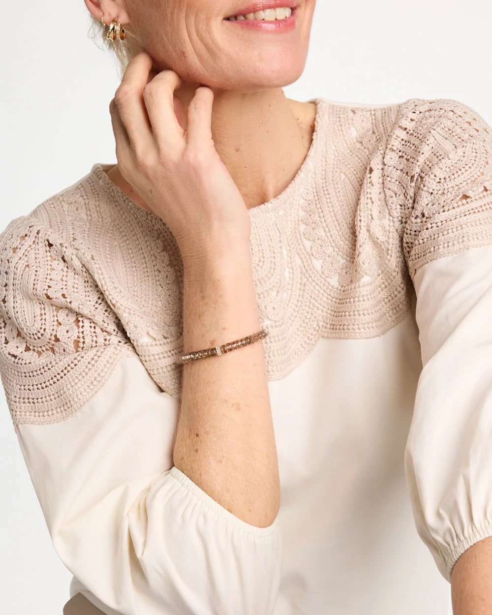 Neutral Fireball Stretch Bracelet