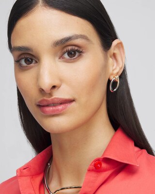 No Droop™ Mixed Metal Earrings