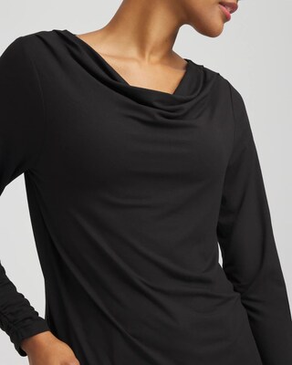 Cowlneck Long-Sleeved Tee click to view larger image.