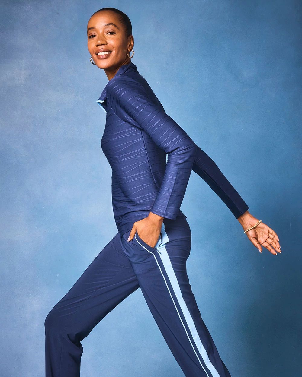 Zenergy® UPF Piped Ankle Pants click to view larger image.