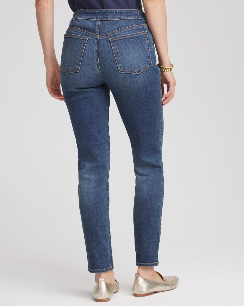 Pull-On Slim Ankle Jeggings click to view larger image.