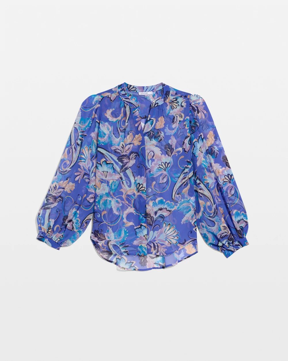 Georgette Paisley Blouse click to view larger image.