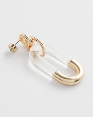 Neutral Link Earrings