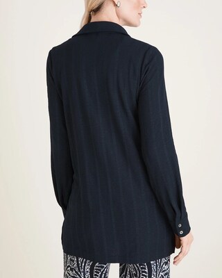Travelers Collection Textured Shirt Jacket