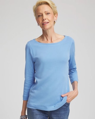 Pima Cotton 3/4 Sleeve Tee