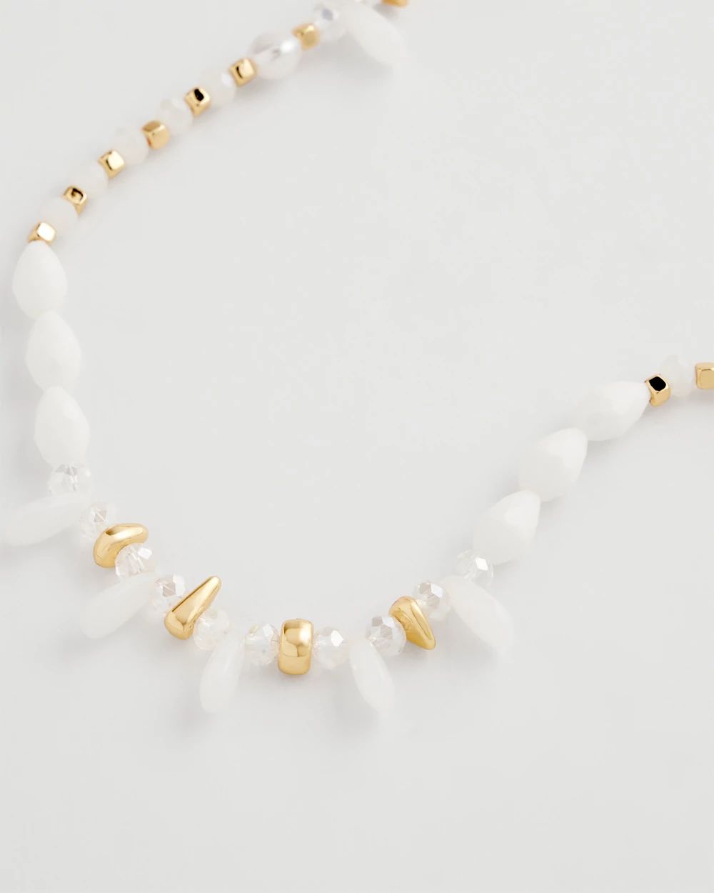 Dainty Beaded Single Strand Necklace