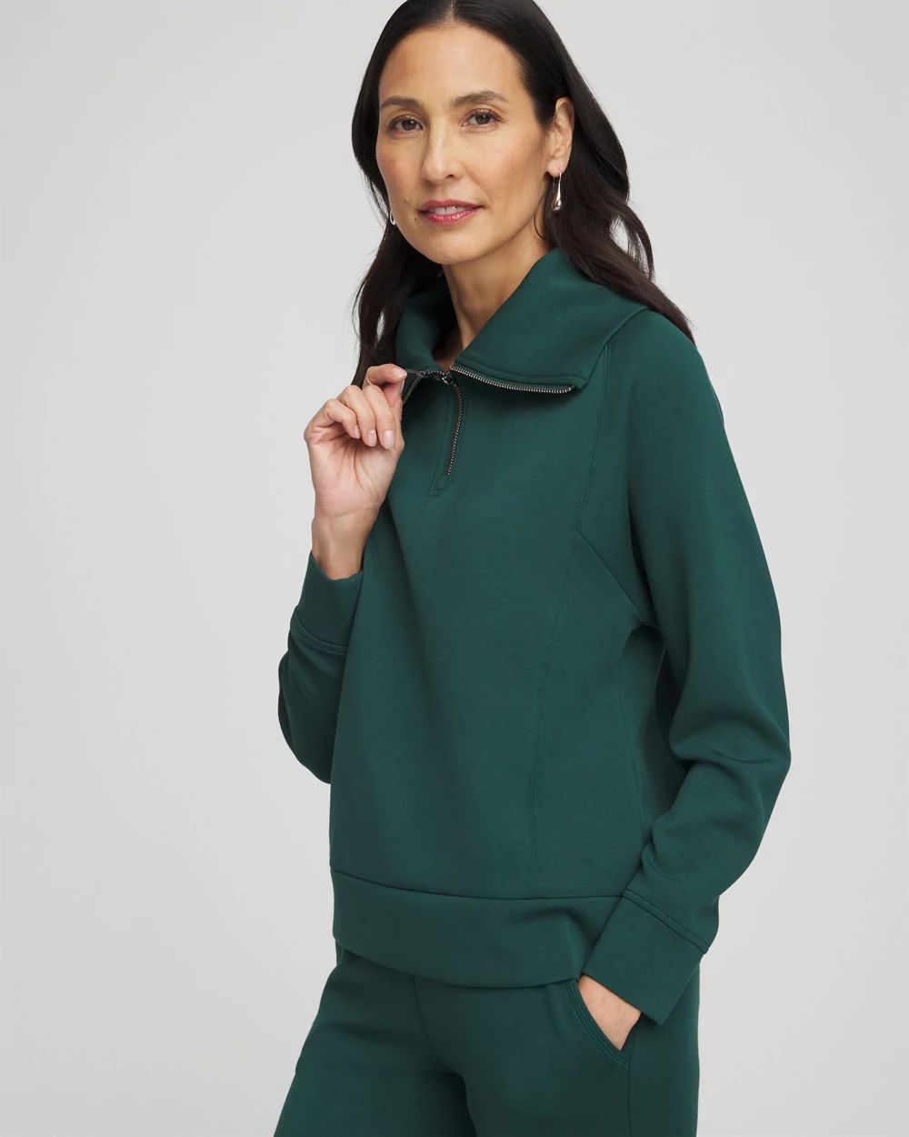 Zenergy® Scuba Zipper Sweatshirt