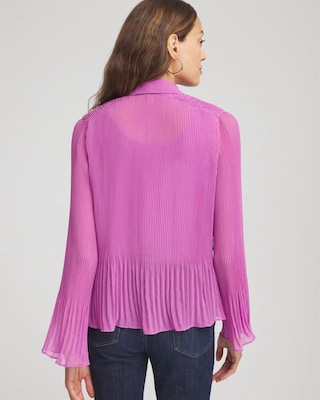 Pleated Georgette Blouse click to view larger image.