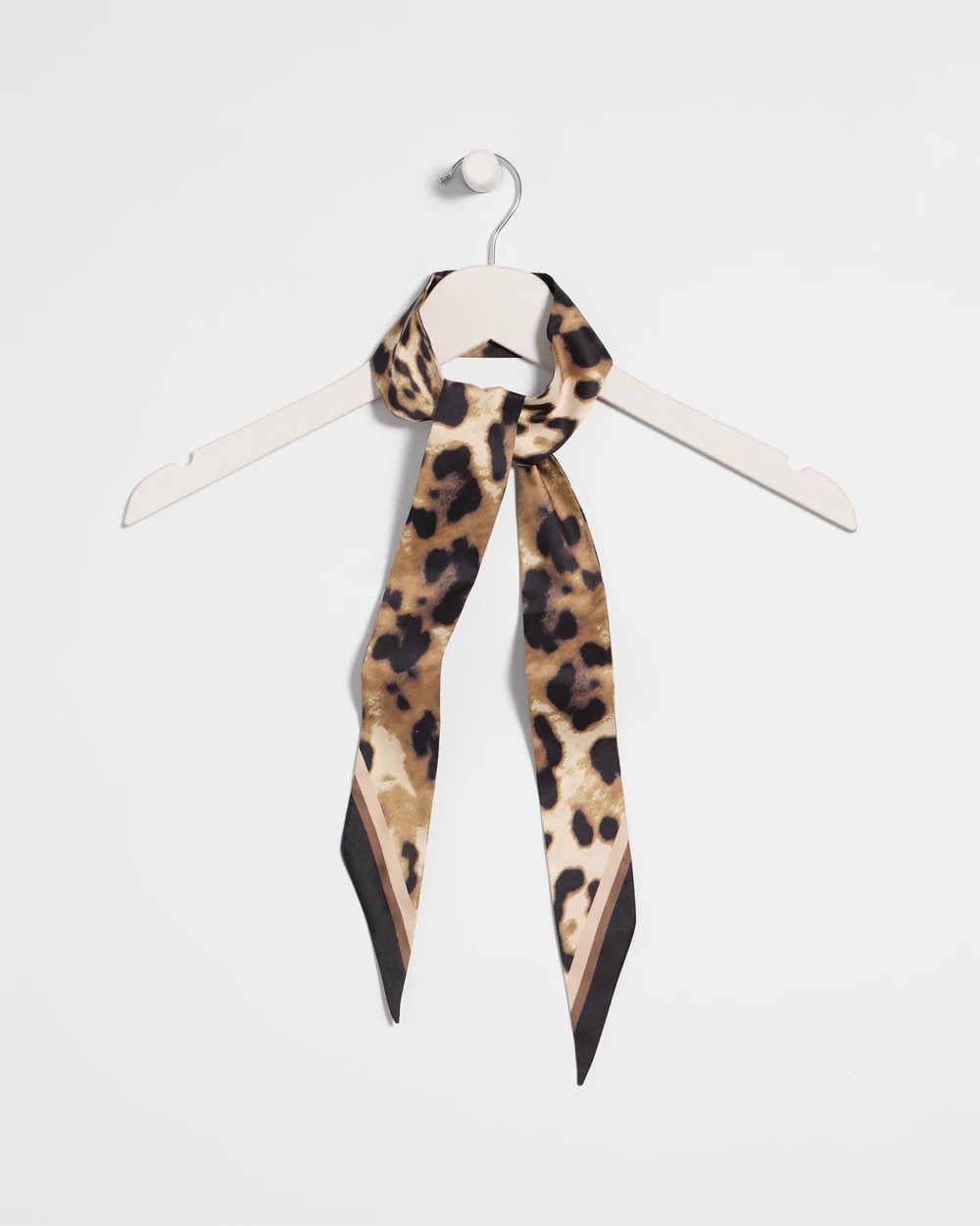 Animal Print Skinny Scarf