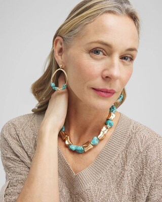 Dyed Howlite Necklace