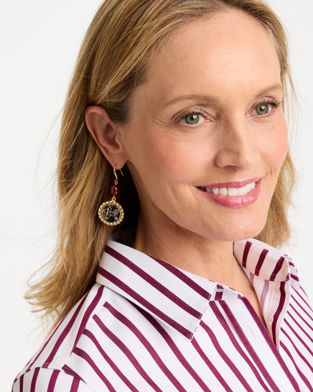 Coin Drop Earrings