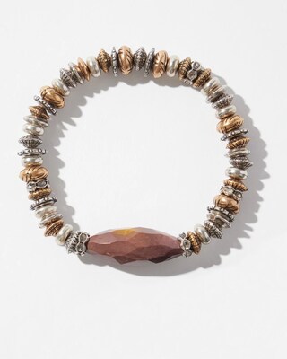 Pink Agate Hero Stretch Bracelet