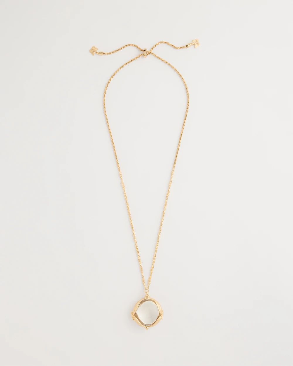 Butterfly Wing Monocle Necklace