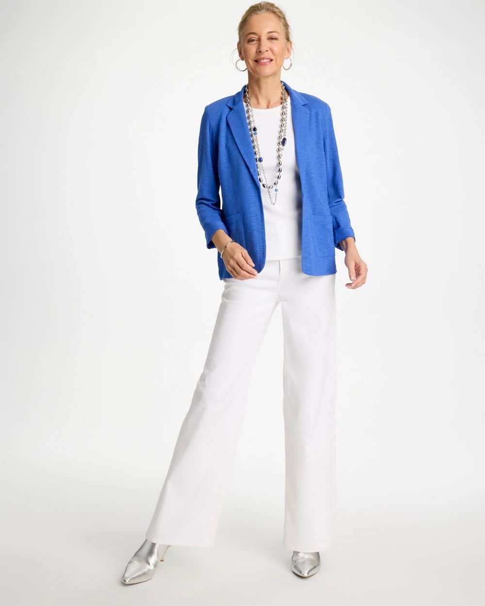 Slub Knit Blazer click to view larger image.