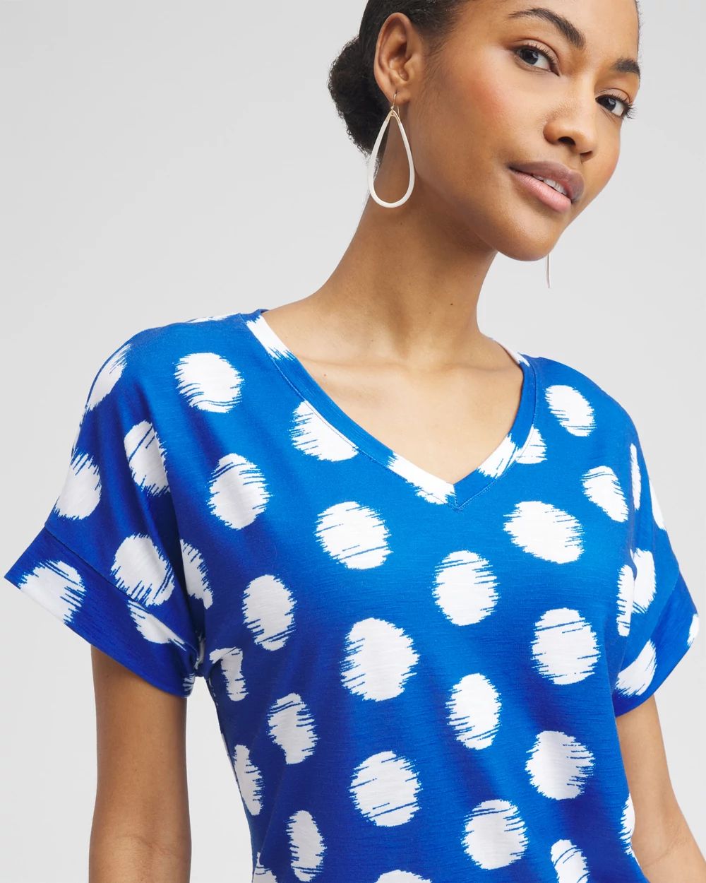 Zenergy® Dots Drop Shoulder Tee
