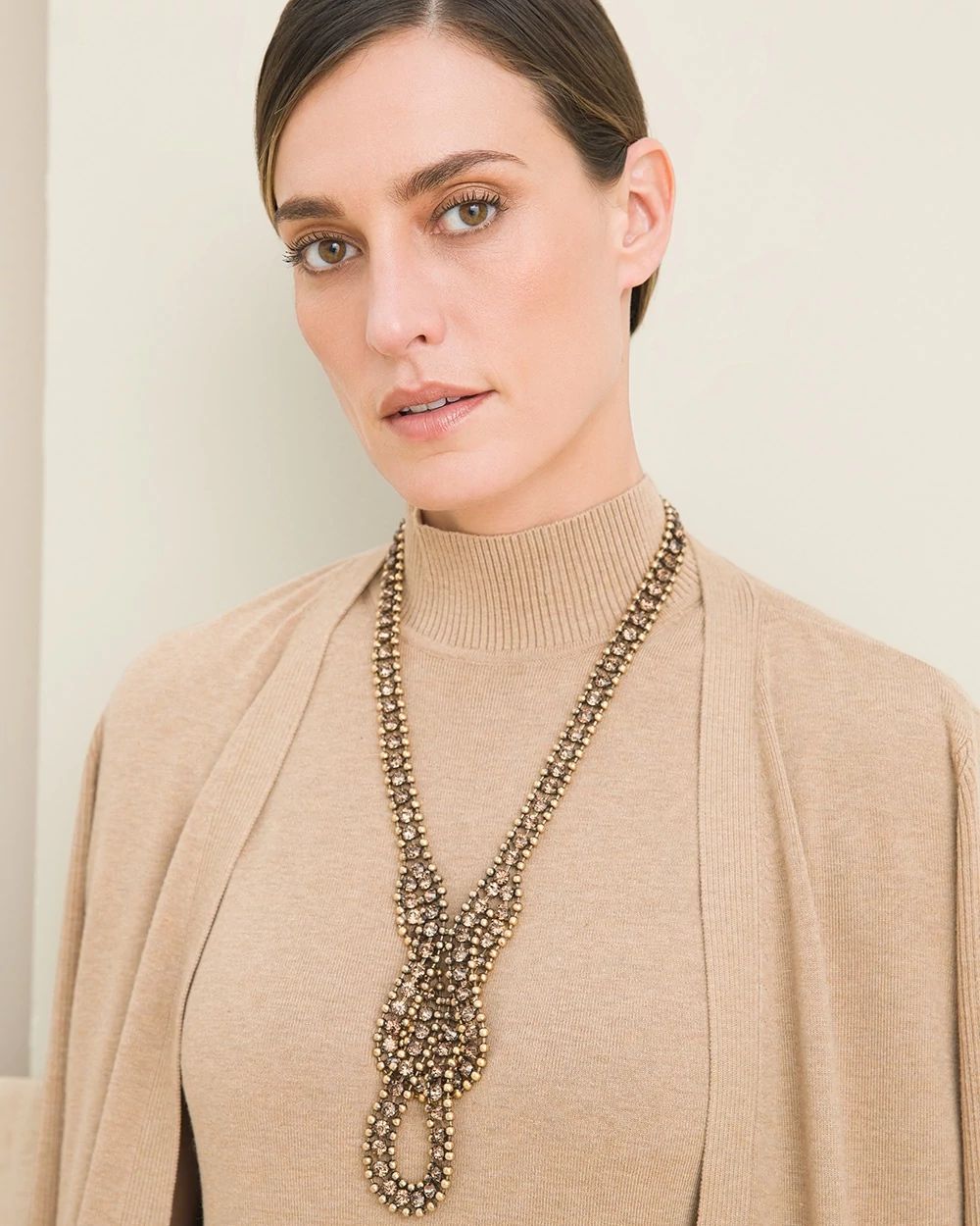 Rhinestone Statement Necklace