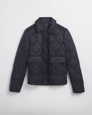 Cropped Quilted Jacket click to view larger image.