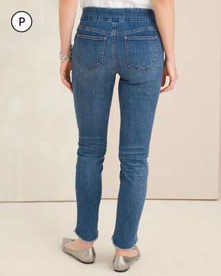Petite Frayed Hem Pull-On Jegging