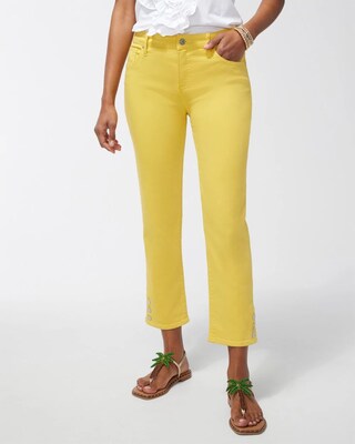 Girlfriend Snap Hem Crops