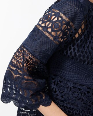 Travelers Collection Crochet Jacket