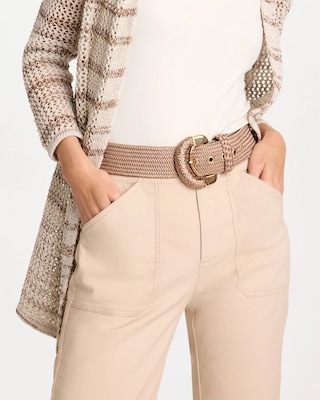 Satin Stretch Metal Belt click to view larger image.