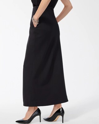 Black Label Stretch Maxi Skirt
