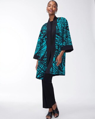 Travelers Wing Print Kimono
