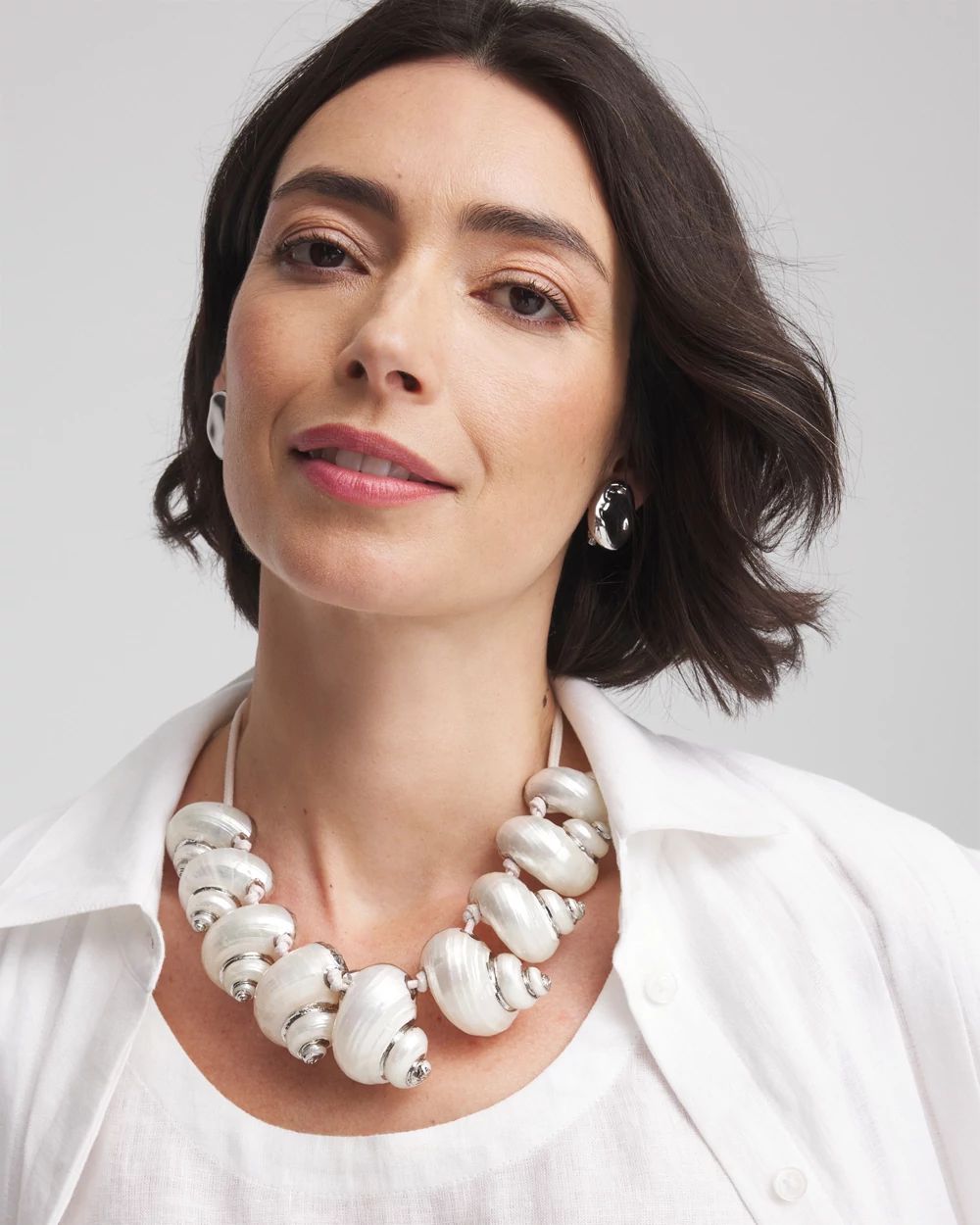 Genuine Seashell Collar Necklace