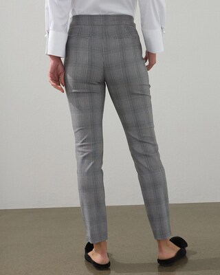 Brigitte Plaid Slim Ankle Pants