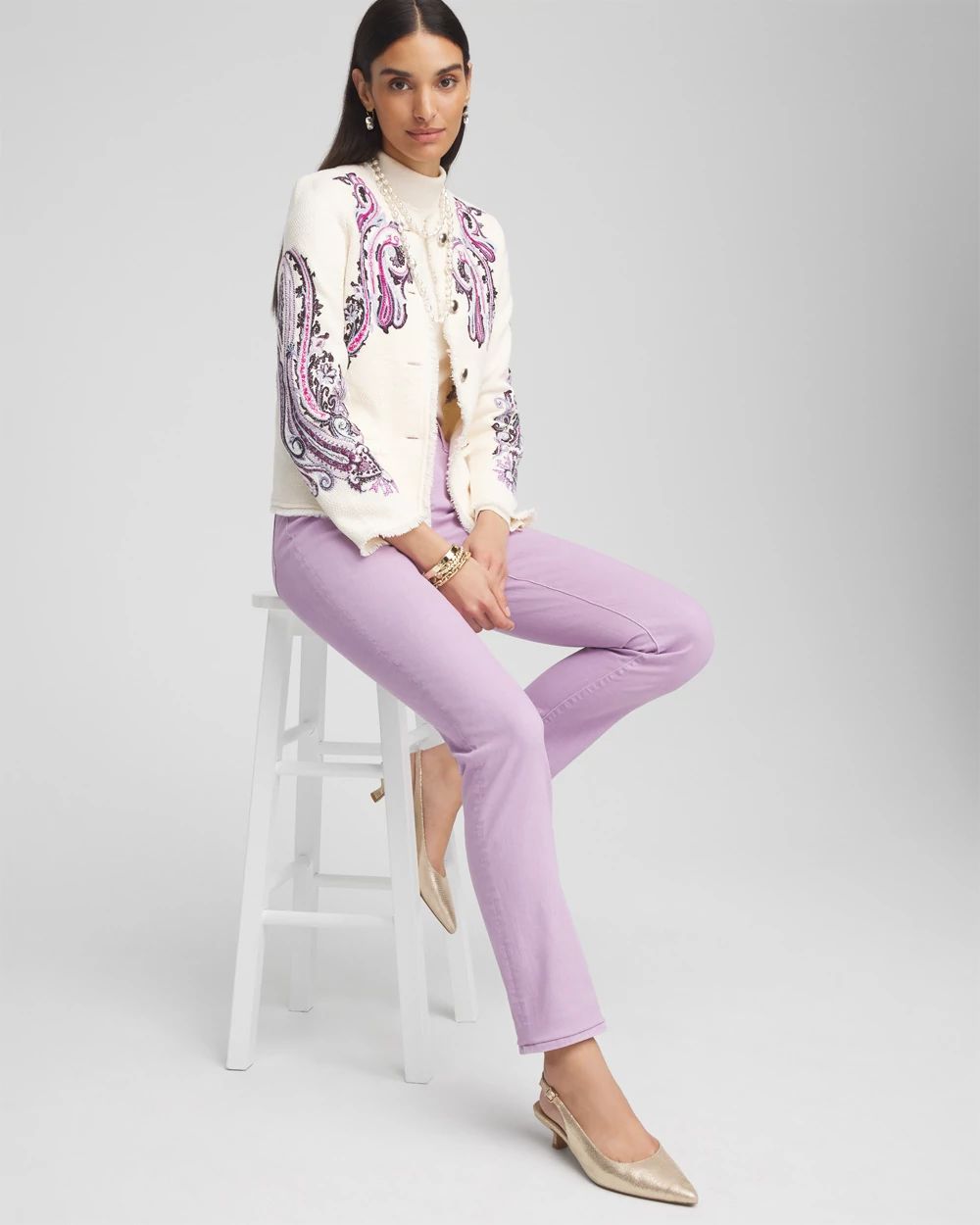 Girlfriend Slim Full-Length Jeans