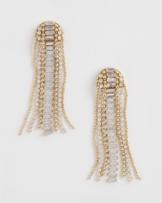 No Droop® Cascading Crystal Earrings