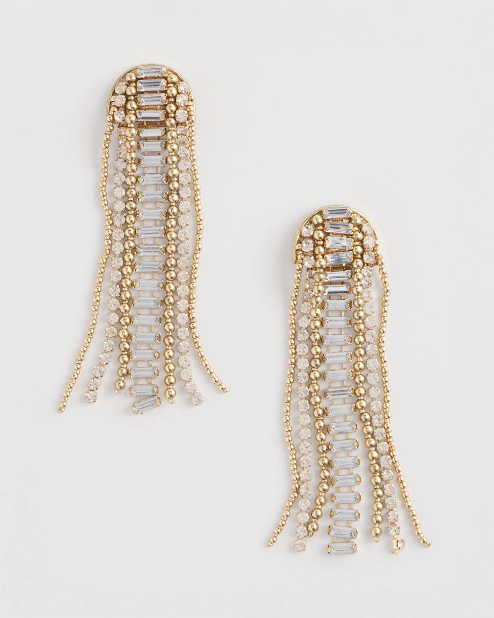 No Droop® Cascading Crystal Earrings
