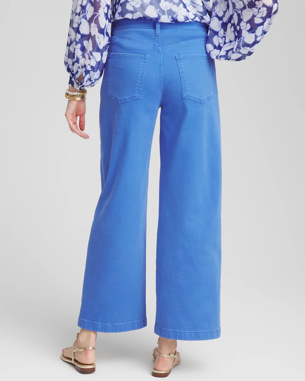 So Slimming® High-Rise Wide Cropped Jeans