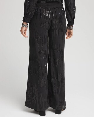 Sequin Wide Leg Pants click to view larger image.