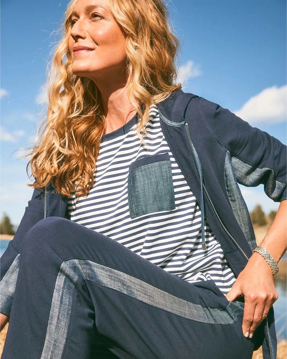 Zenergy® UPF Striped Tee