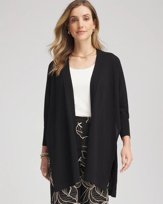 Long & Tie-Front Cardigan
