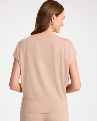 Travelers™ Palm Embossed Knit Top click to view larger image.