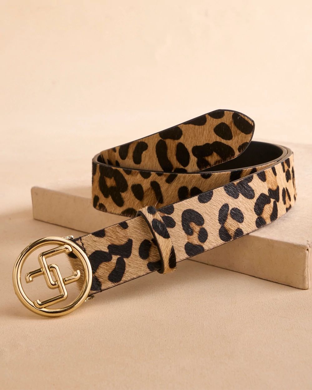 Leopard CC Logo Trouser Belt click to view larger image.
