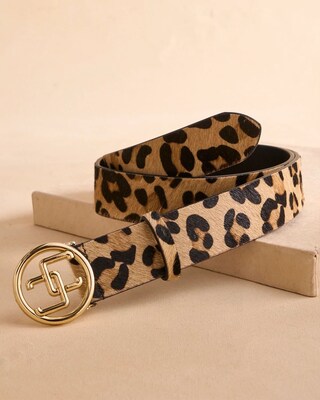 Leopard CC Logo Trouser Belt click to view larger image.
