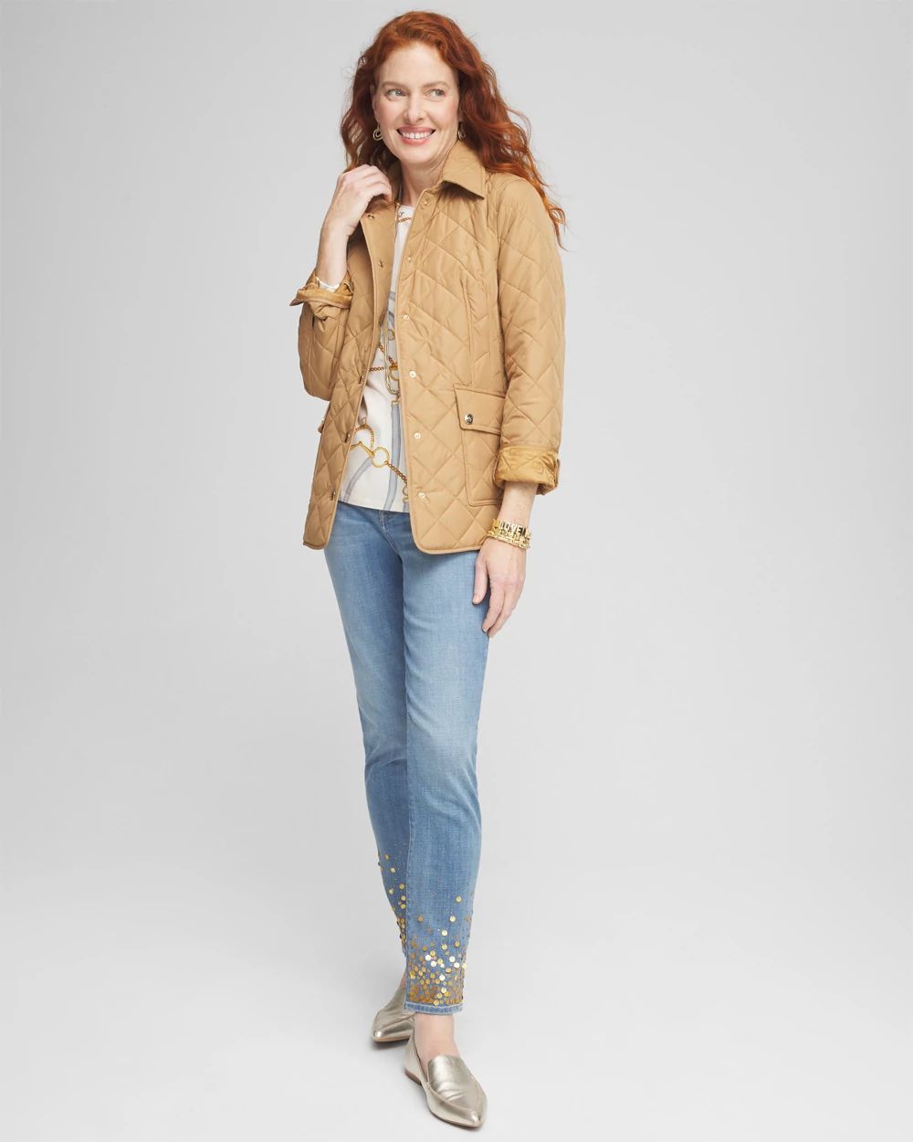 Quilted Barn Jacket click to view larger image.