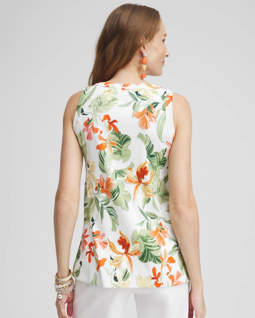 Orchid Button Detail Tunic