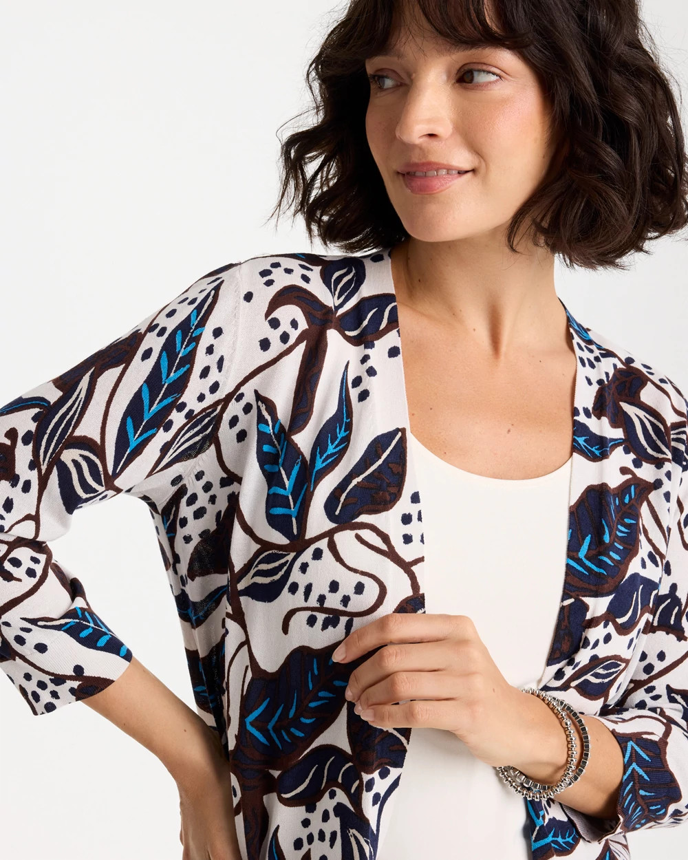 Printed Summer Romance Cardigan