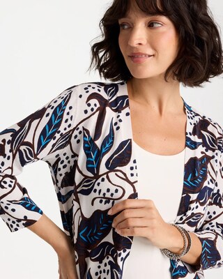 Printed Summer Romance Cardigan click to view larger image.