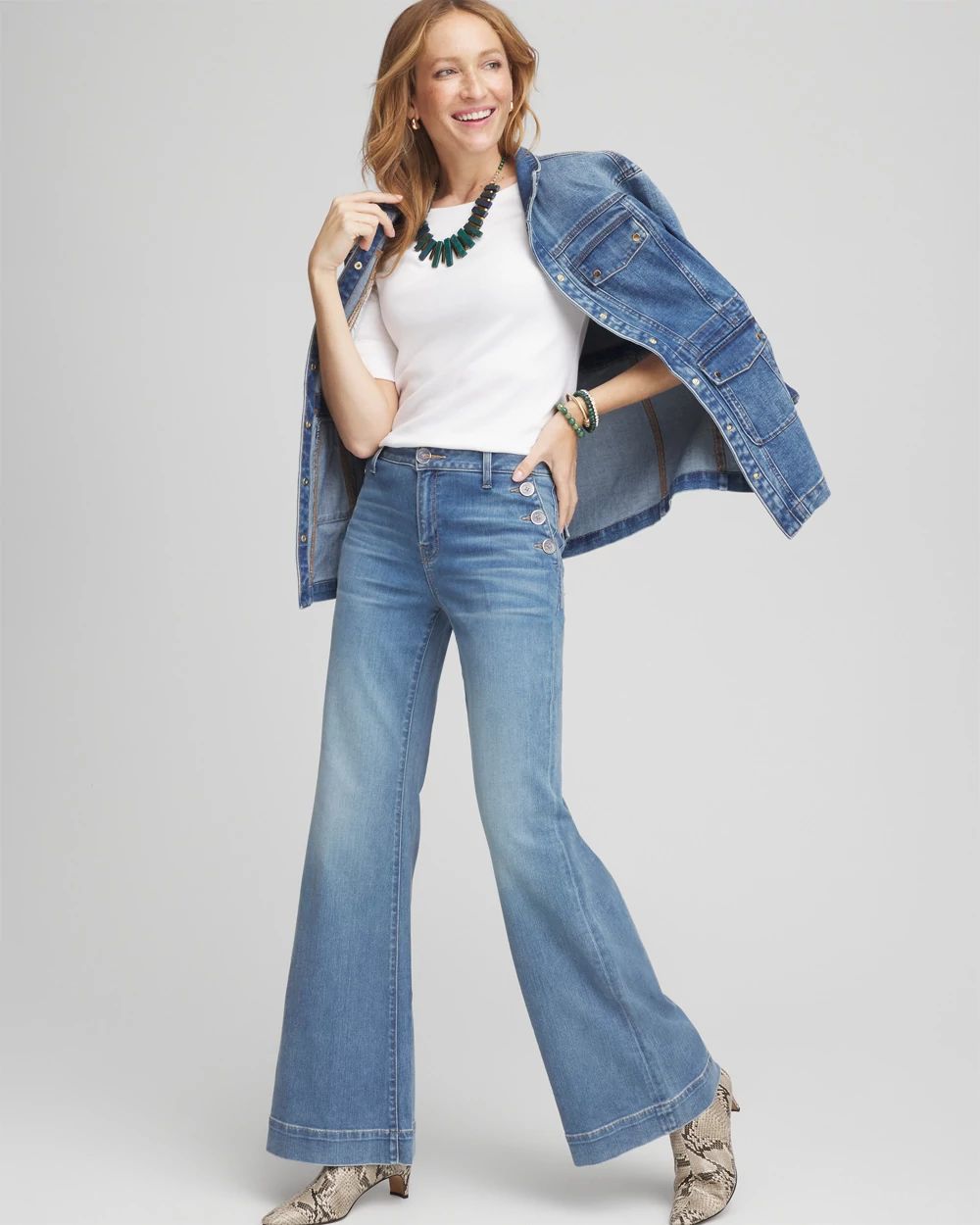 Pima Cotton Bateau-Neck Tee