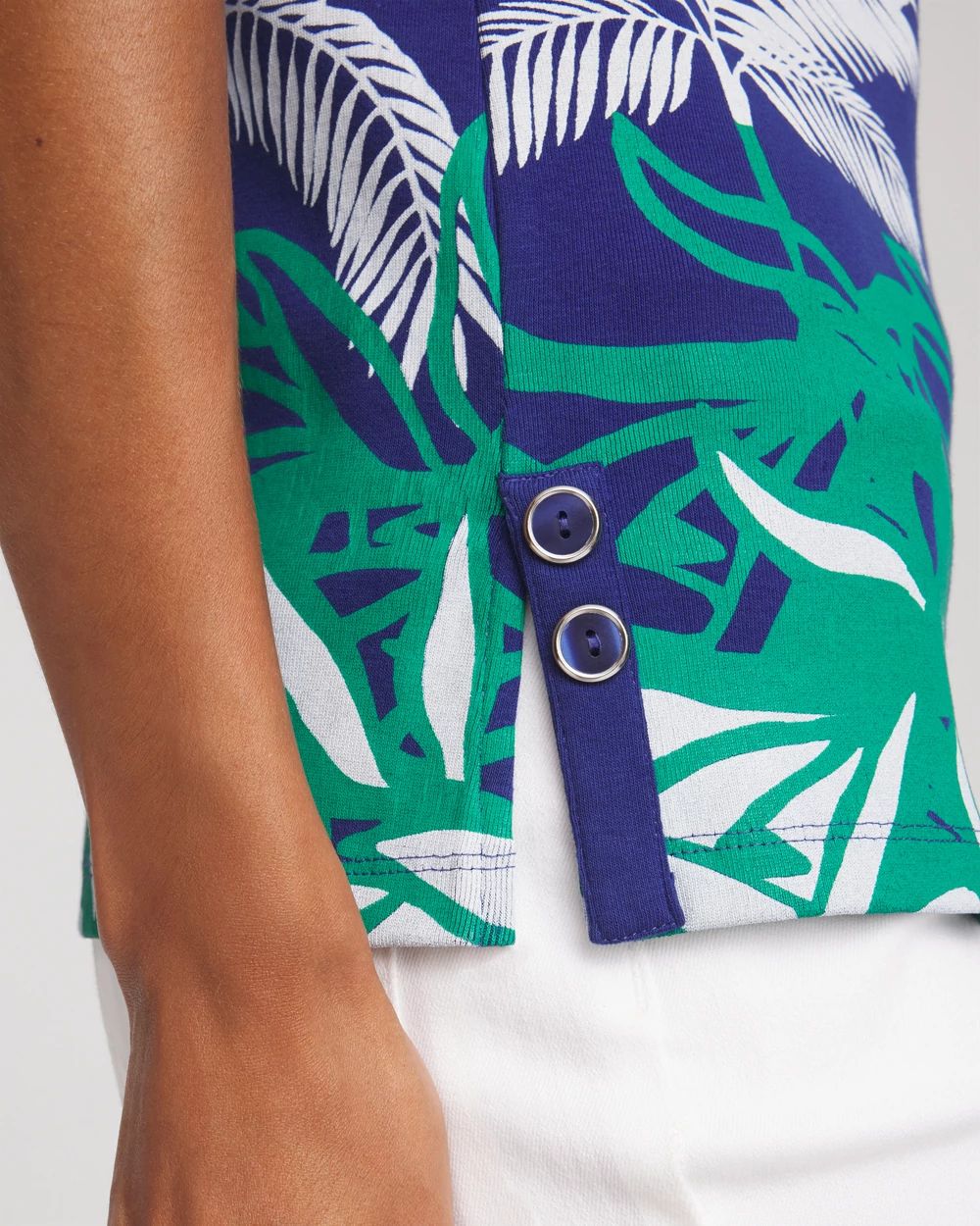 Island Sleeveless V-Neck Tank