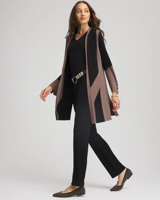 Travelers™ Collection Colorblock Cardigan click to view larger image.