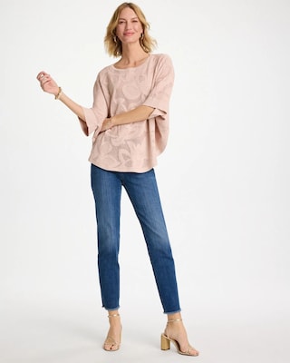 Girlfriend Slim Frayed Ankle Jeans click to view larger image.