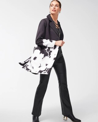 Faille Floral Topper