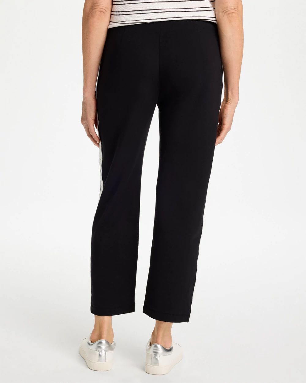 Zenergy® French Terry Striped Crops click to view larger image.